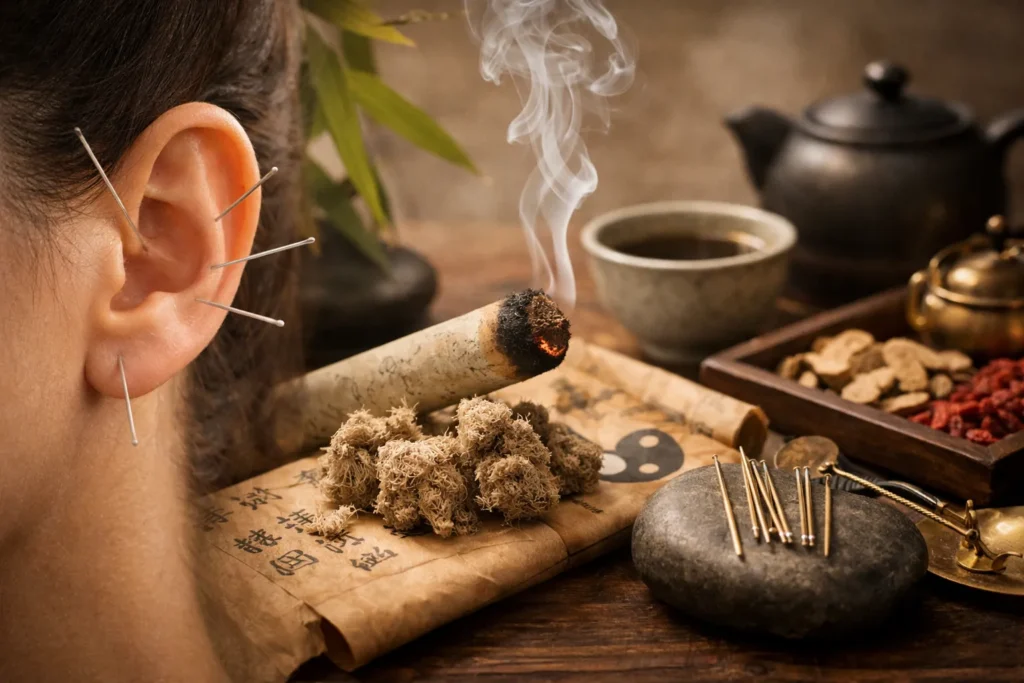 Effects of Ear Point Acupuncture explained