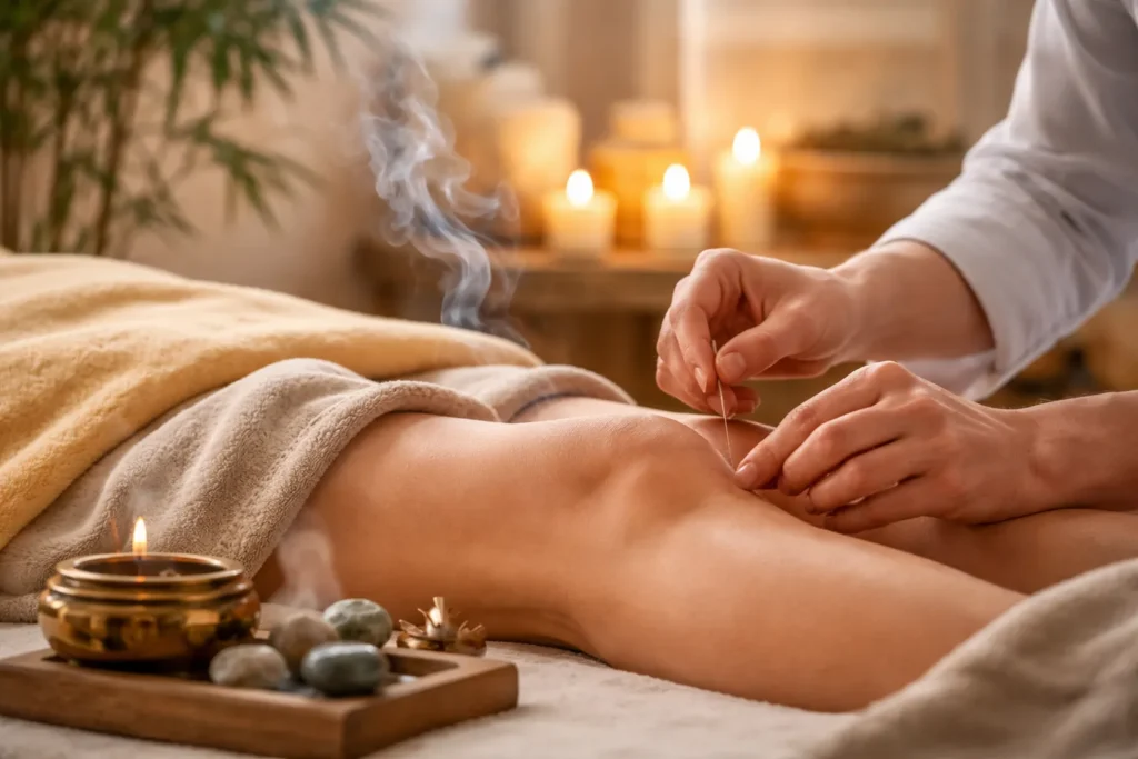 akupunktur mod knæsmerter om vinteren