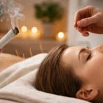 Akupunktur og moxibustion behandling mod søvnløshed i klinik på Frederiksberg