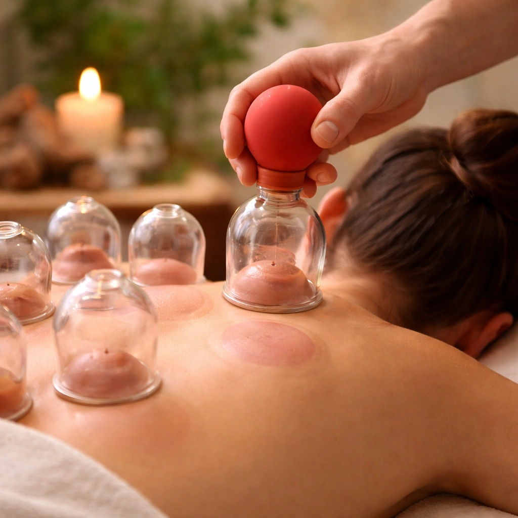 Naturlig behandling med cupping mod forkølelse og feber