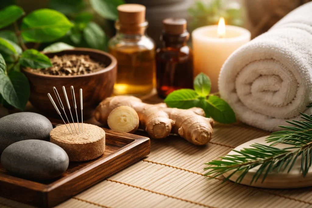 Akupunktur og massage behandling mod fordøjelsesbesvær i Klinik på Frederiksberg