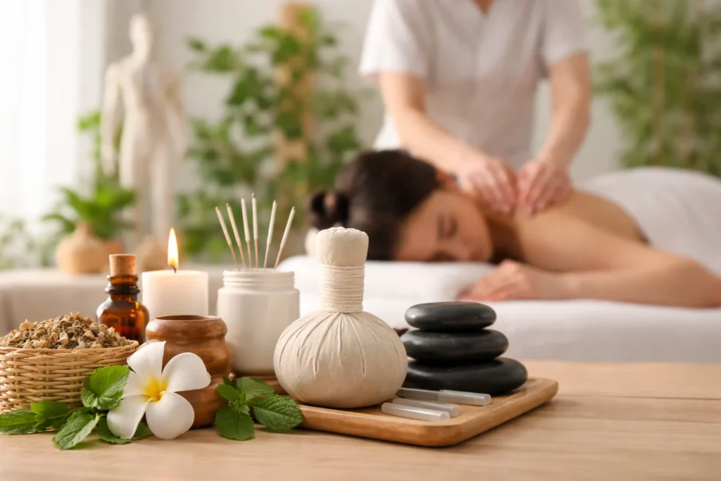 Akupunkturbehandling mod nakkesmerter i professionelt akupunkturcenter på Frederiksberg