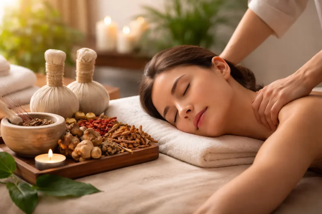 Kvinde med søvnbesvær ligger vågen om natten i seng med uro og stress i Frederiksberg