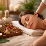 Kvinde med søvnbesvær ligger vågen om natten i seng med uro og stress i Frederiksberg