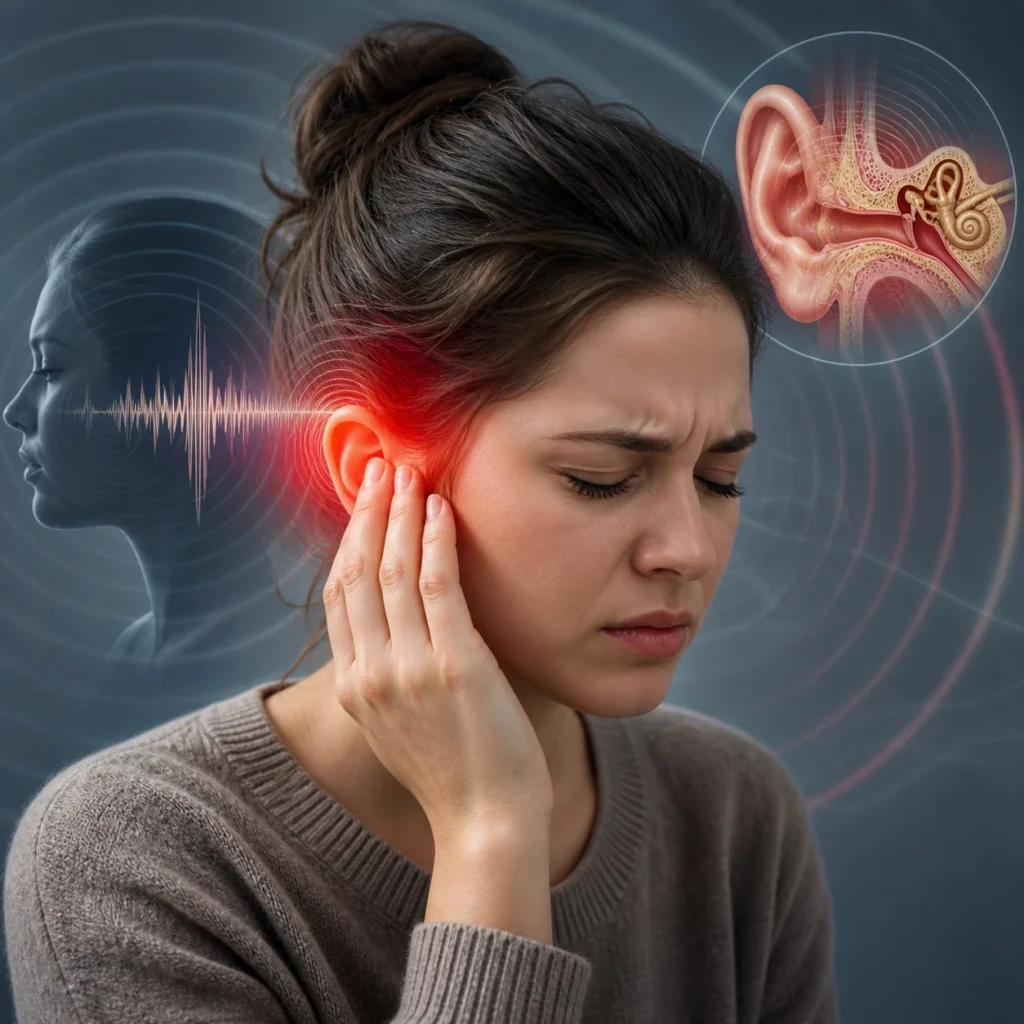 Akupunktur og moxibustion behandling mod tinnitus i klinik på Frederiksberg