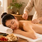 Professionel akupunktur og massage behandling i moderne klinik på Frederiksberg med fokus på traditionel kinesisk medicin og velvære.